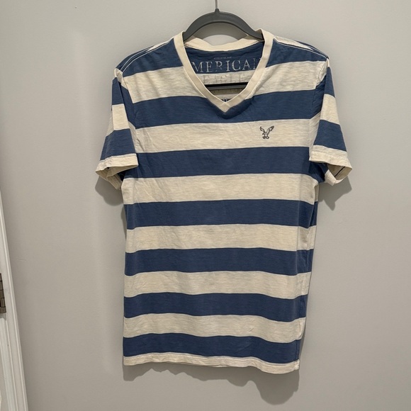American Eagle Outfitters Other - American Eagle Outfitters Navy and Cream Striped Tee